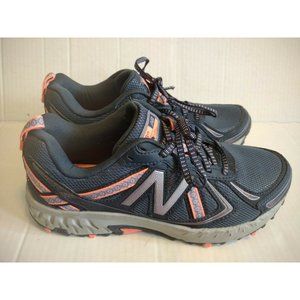 New Balance Womens 410 V5 WT410CT5 Blue Gray Pink Running Shoes Lace Up Size 8B